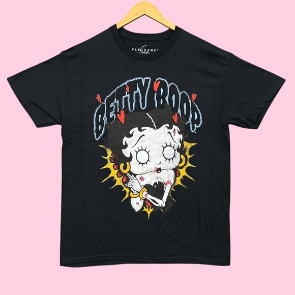 Zombie Girl Betty Boop by Fleischer Studios Cartoon Tee L - Picture 1 of 4